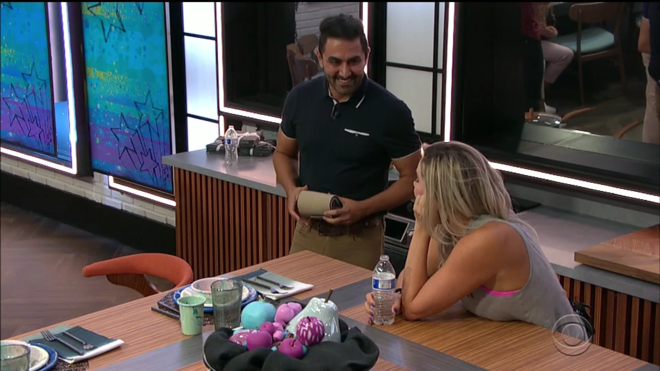 Kaysar and Janelle talk