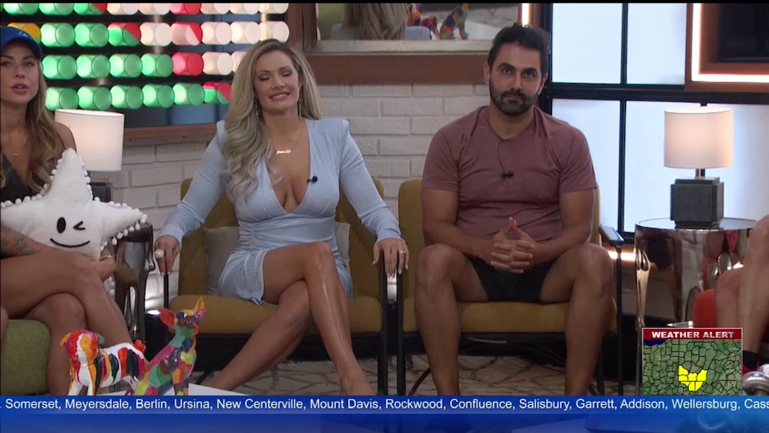 Janelle and Kaysar on the block