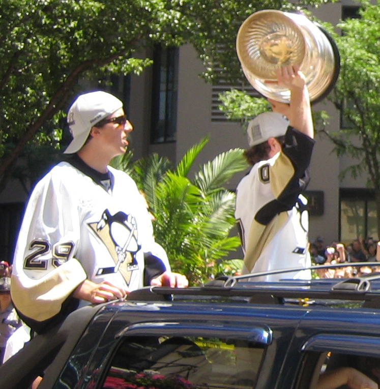 Sidney Crosby, Marc-Andre Fleury, and the Stanley Cup