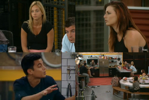 Quad Cam of fighting in the BB house
