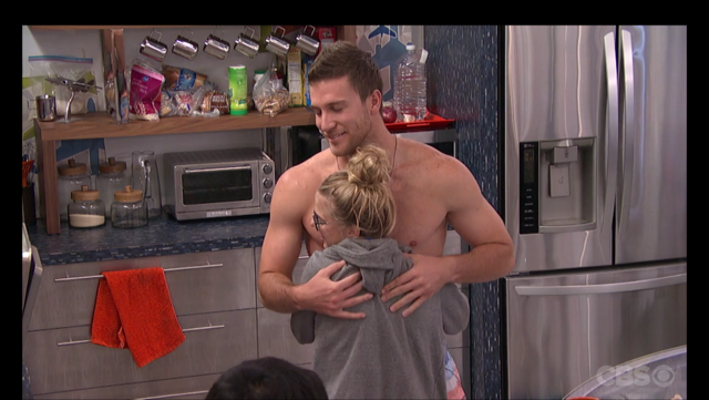 Corey and Nicole hugging