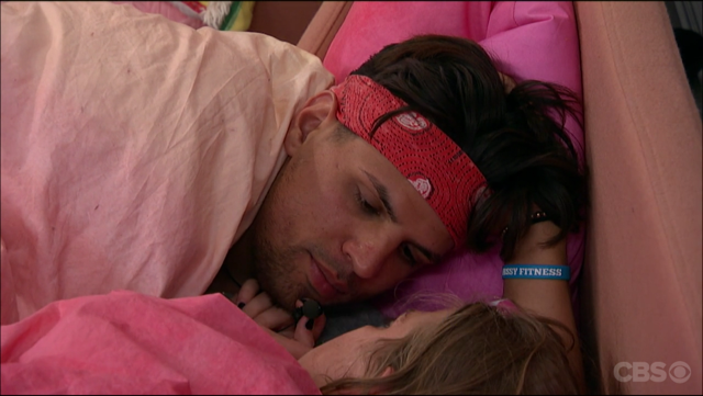 Faysal and Haleigh snuggle in bed