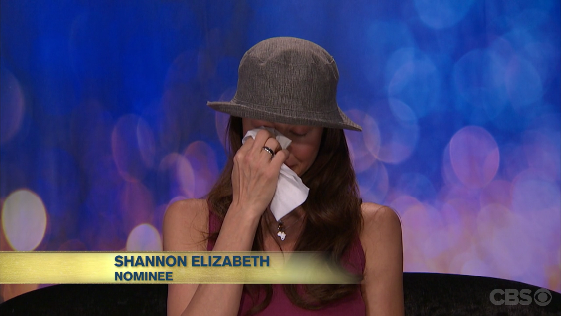 Boo-hoo! Shannon cries