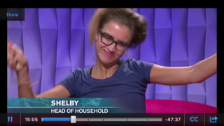 Shelby as HOH 