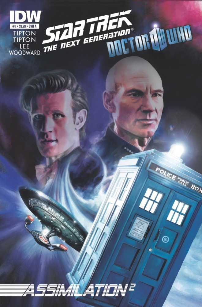 Cover of the Star Trek Doctor Who comic