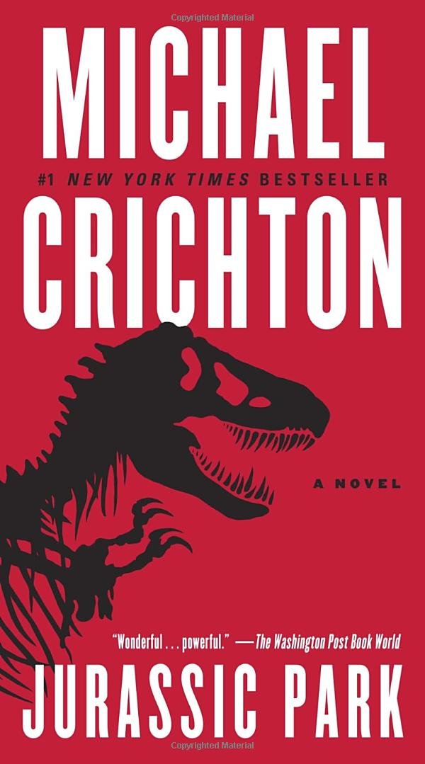 cover of Jurassic Park by Michael Crichton