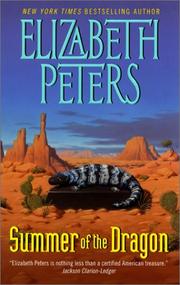 Cover of Summer of the Dragon by Elizabeth Peters