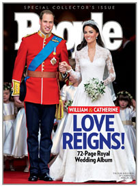 Cover of People magazine's royal wedding commemorative issue
