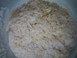 What the flour mixture should look like